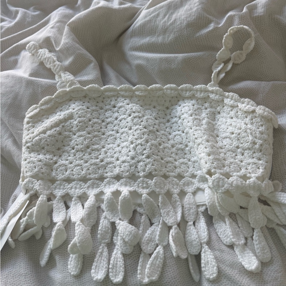 SAYLOR White Crochet Eloie Set - Picture 3 of 10